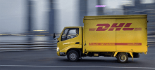 Leveransen körs ut med DHL