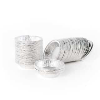 Aluminiumform Liten Rund 35ml 100st