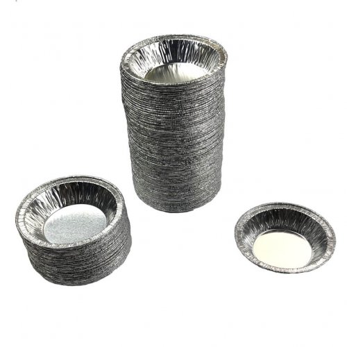 Aluminiumform liten rund, 45 ml, 100 st