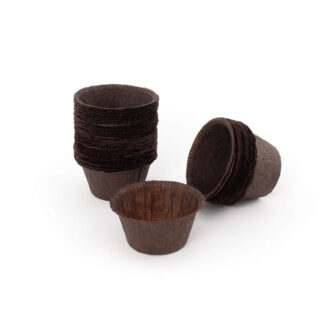 Cupcake Muffinsform, Brun 50 st/fp