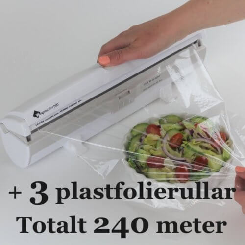 PAKETPRIS Wrap and Cut Vit + 3 rullar plastfolie (240m)