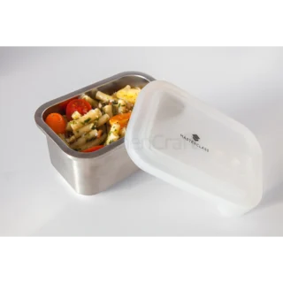MasterClass All-in-One Stainless Steel Food Storage Dish, Lunch Size, 750ml, Sleeved