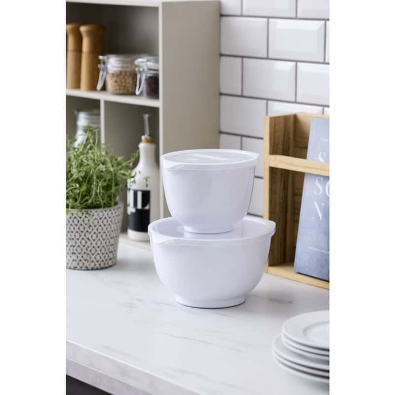 Rosti NEW Margrethe Skålset 4 delar 1,5 + 3 liter Vit