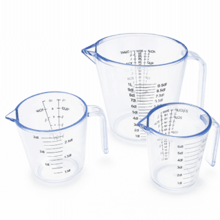 KOMBI-PACK! Måttkannor 300ml/ 600ml/ 1000ml (241208, 241209, 241207)