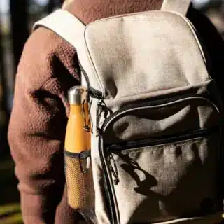 City kylryggsäck rPET Beige