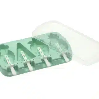 Funktion Isglassform för 4 st 26,5 x 15 x 3 cm Blå/Turkos